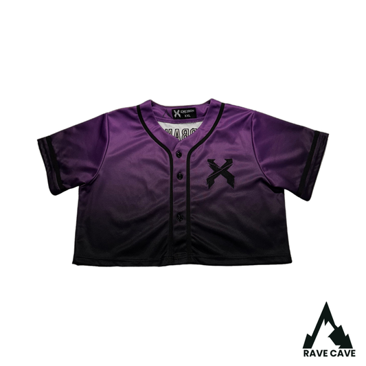 Excision Headbanger Purple Cropped Jersey